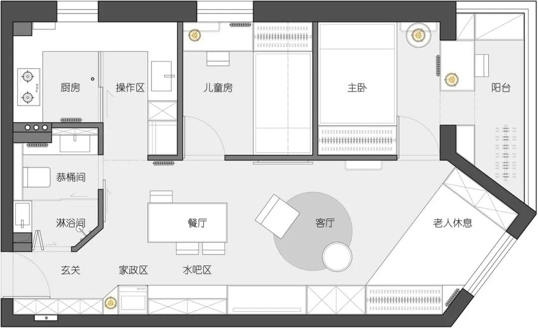 三口之家60㎡也能越住越大？還不快來學學立體收納