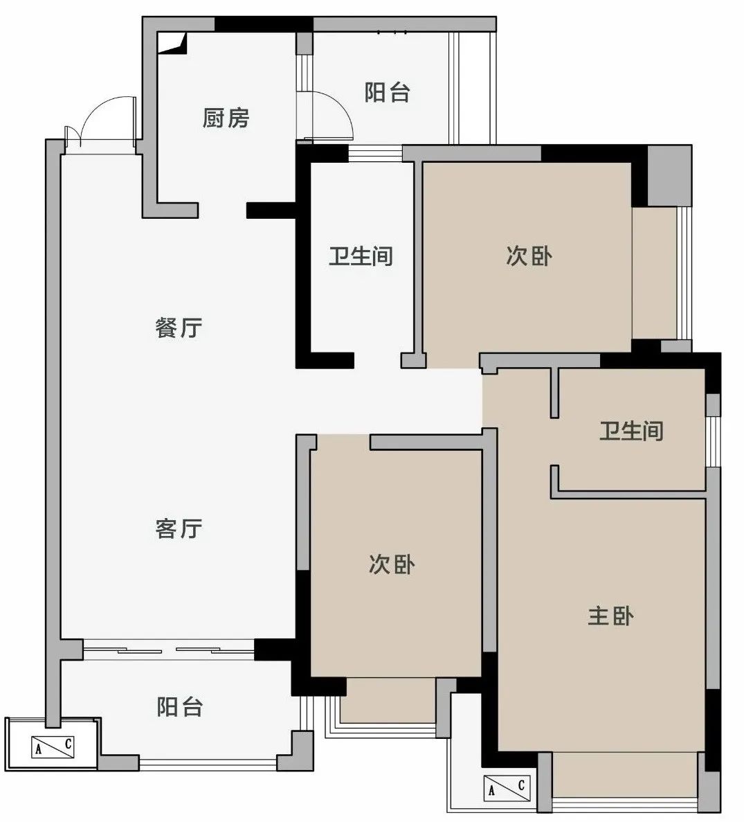 只要戶型改得好，大平層裝進老破小