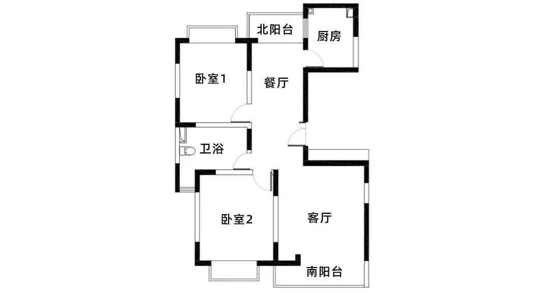 容下一家五口的小兩居，陽臺(tái)改成小餐廳，還有超多收納