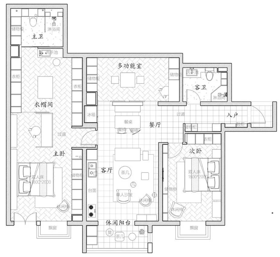 無(wú)廣推薦！舊房翻新118㎡小三居，這高度實(shí)用性我慕了~	