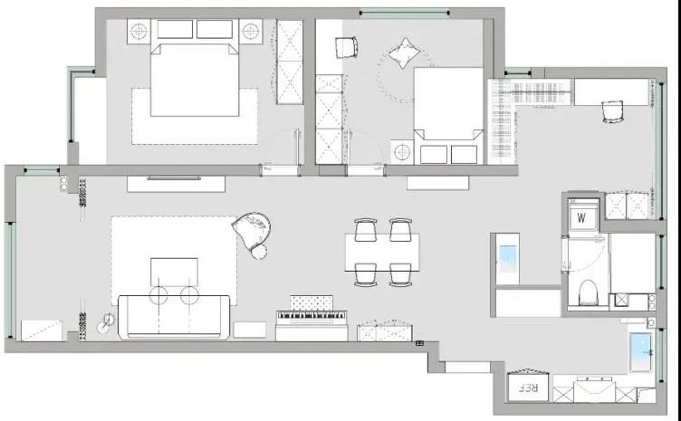 新手媽媽巧用80㎡打造咖啡館の家，僅用了45天！