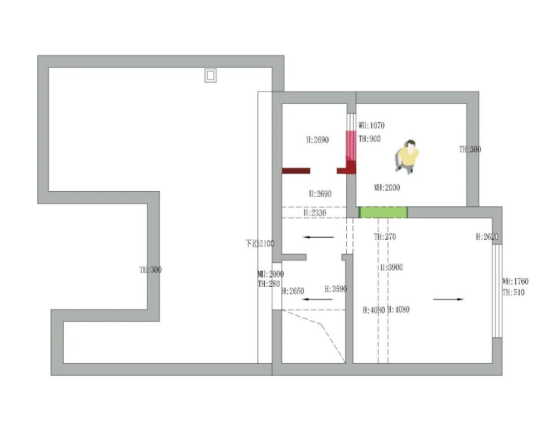 「mini別墅」卡座餐廳+榻榻米陽臺，老破小憑實力翻身~	