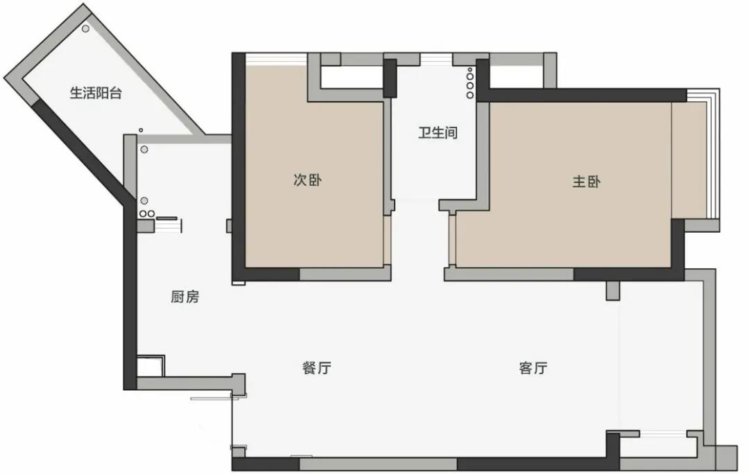 暖冬好宅丨75㎡復古小戶型卻坐擁「輕奢壁爐」我慕了~