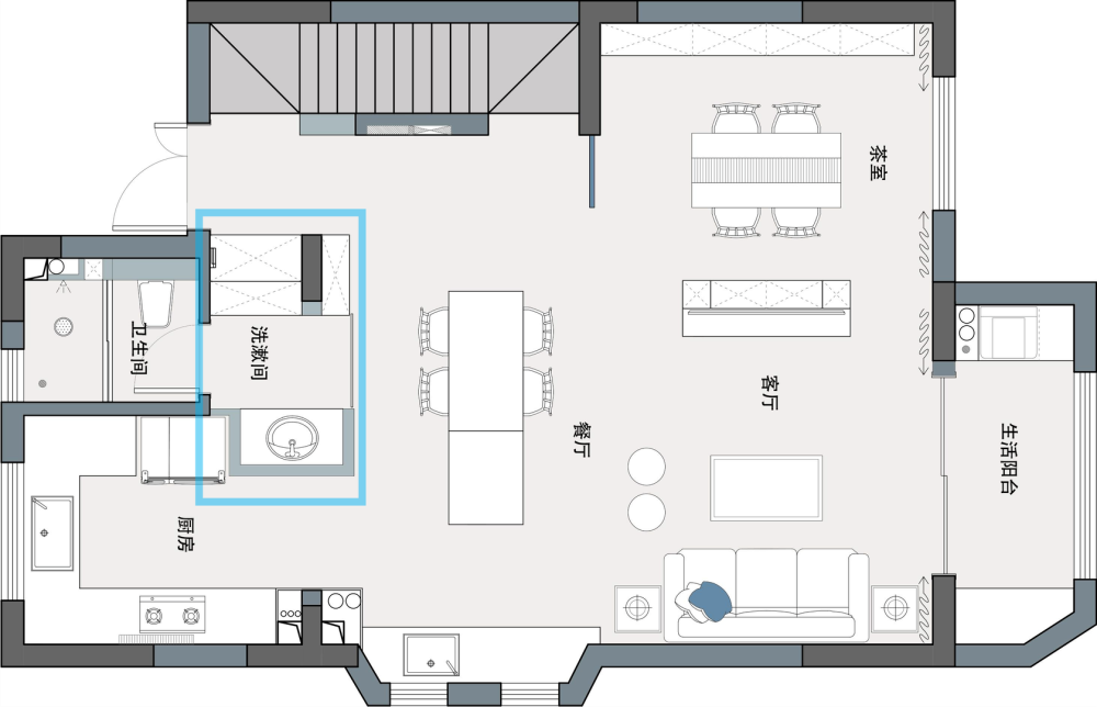 年度最走心的120㎡Loft，兩室變三室，舒服比漂亮更重要~