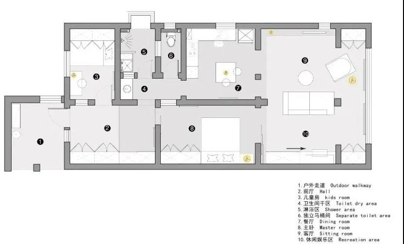 【我的老房改造】雙動線“兒童游樂園”の成長式寶藏宅