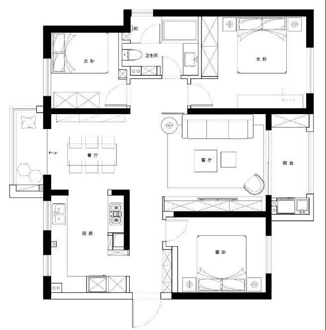 【囍提新房】廣州甜品師的125㎡私夾狗糧，甜到發(fā)齁！