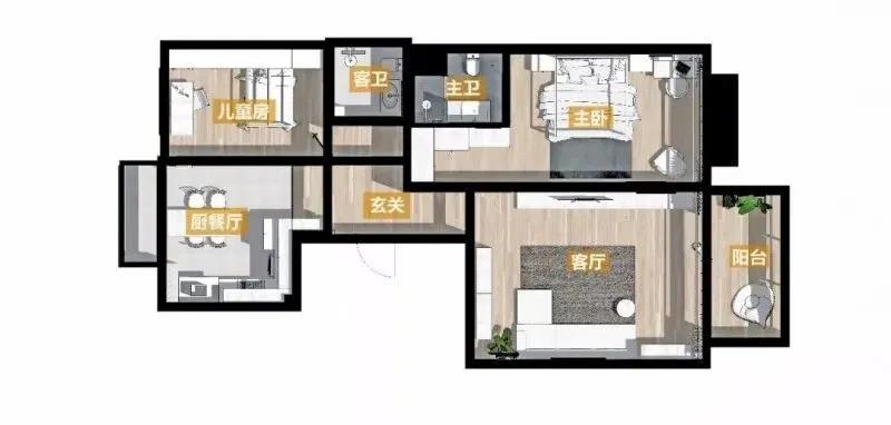 最最最寬敞客廳，「老破暗神逆襲」采光收納大升級