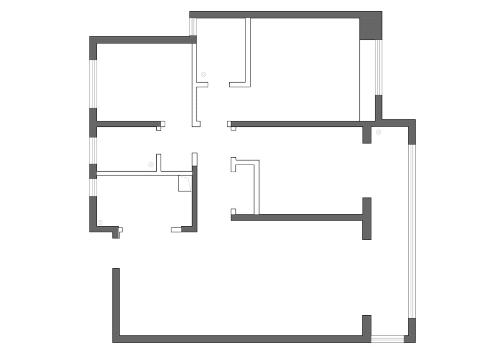 小夫妻80㎡兩居爆改，空間神規(guī)劃，一間房變成書(shū)房+衣帽間