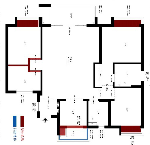 100㎡小四居改造大三居，兩個字“通透”	