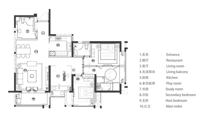 中式古風+現代輕奢，打造140㎡別致家居，像極了你最美的樣子